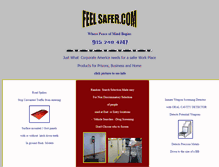 Tablet Screenshot of feelsafer.com